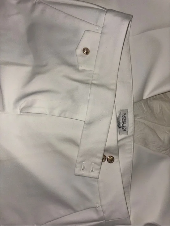 RACHEL ZOE White Pants Large - Picture 4 of 5